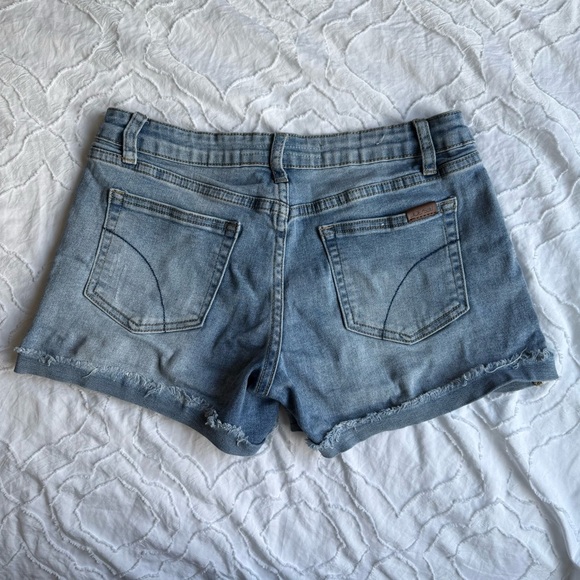 Joe’s Jeans Denim Blue Girls Shorts Folded Detail - Picture 5 of 6